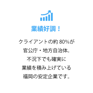 業績好調！