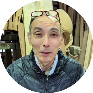 工場 建具・家具職人 本多さん