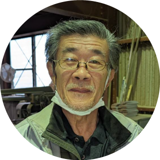工場 建具・家具職人 志方さん